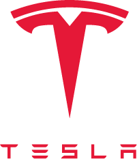Tesla Logo Red