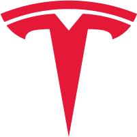 Tesla Logo T Red