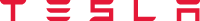 Tesla Wordmark Red