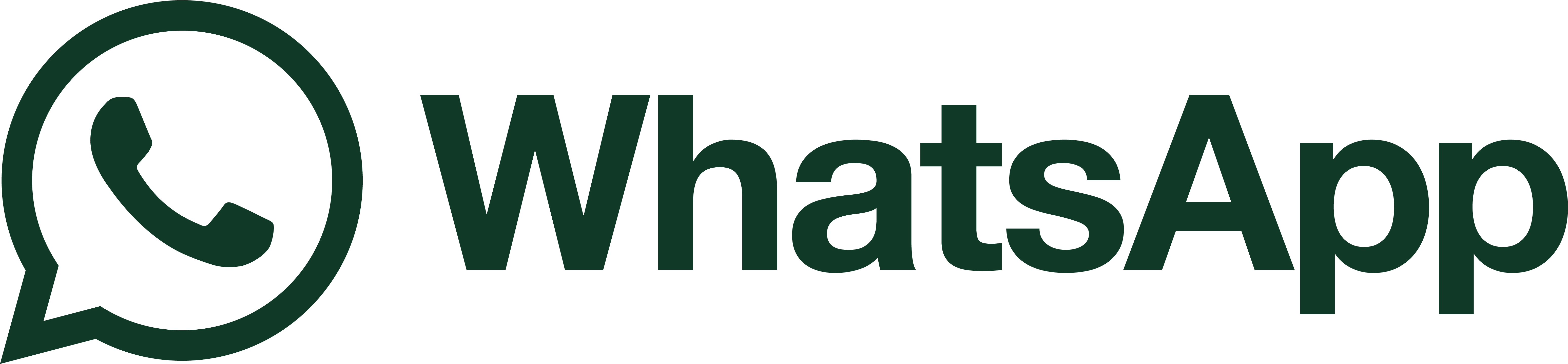 WhatsApp Inline Icon Dark Green
