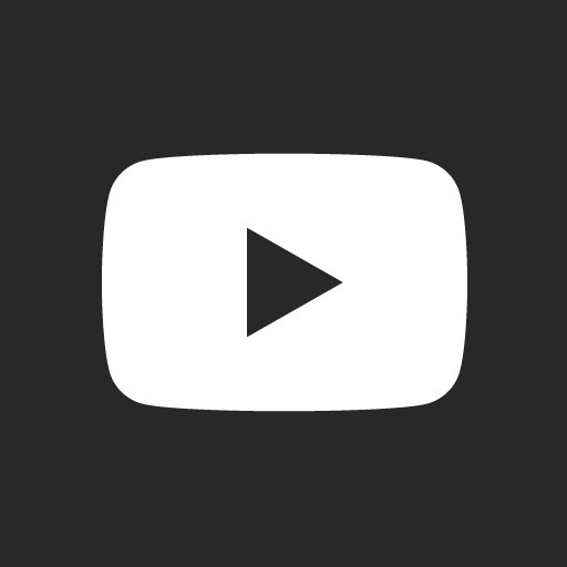 Youtube Icon Square Dark