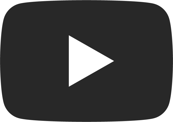 Youtube Monochrome Dark Icon